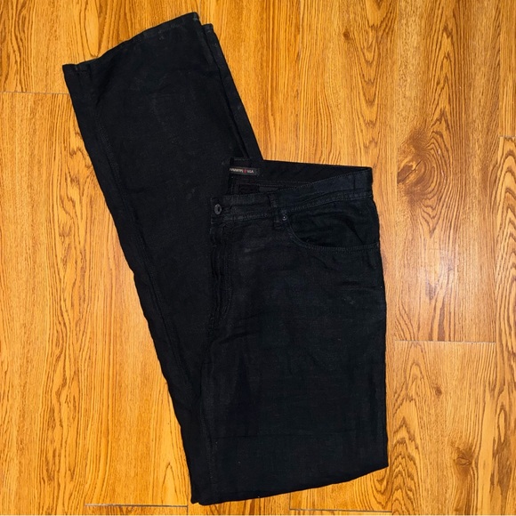 John Varvatos Star USA Authentic Classic Straight Leg Pant in Black 34 x 34 - Picture 5 of 8
